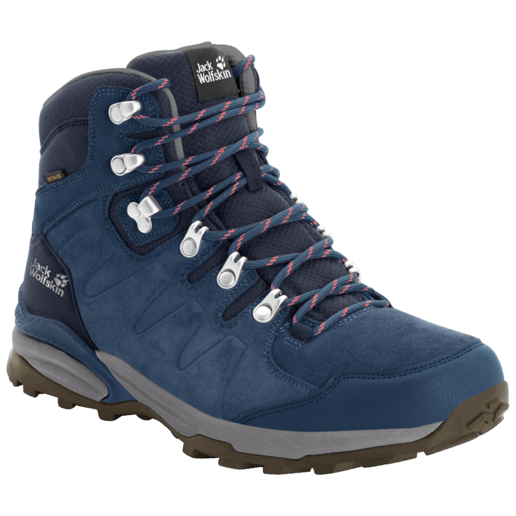 Dark Blue-Grey Brand Jack Wolfskin Fashion Women's Refugio Texapore Mid