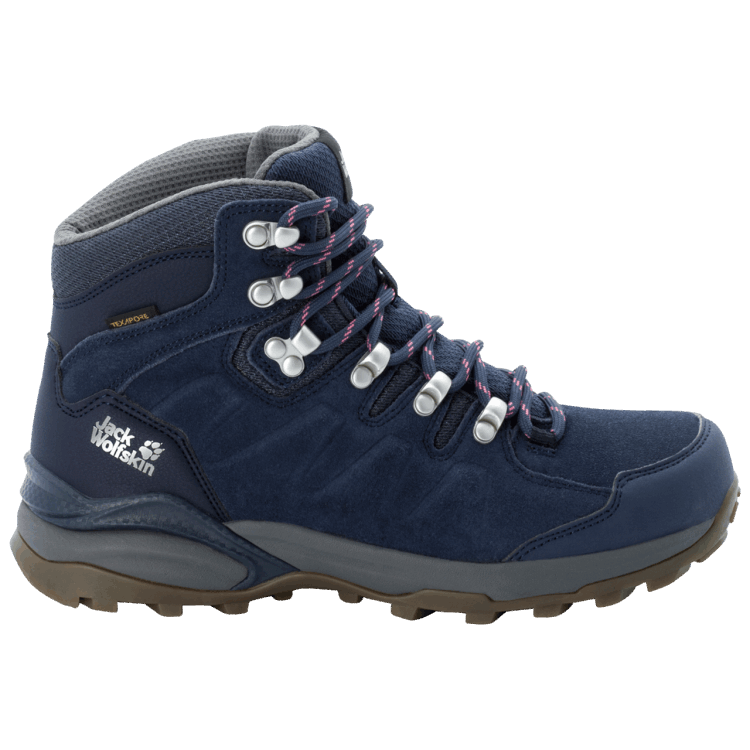 Dark Blue-Grey Brand Jack Wolfskin Fashion Women's Refugio Texapore Mid