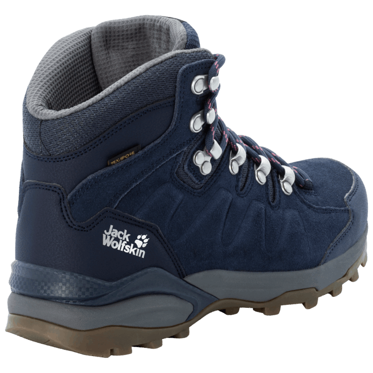 Dark Blue-Grey Brand Jack Wolfskin Fashion Women's Refugio Texapore Mid