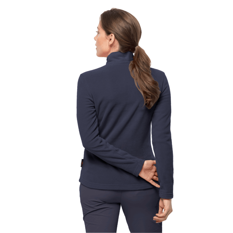 Original Women's Taunus Quarter Zip Pullover Graphite Brand Jack Wolfskin