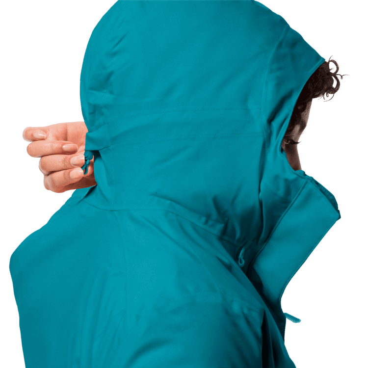 New Dark Cyan Brand Jack Wolfskin Women's Troposphere Jacket