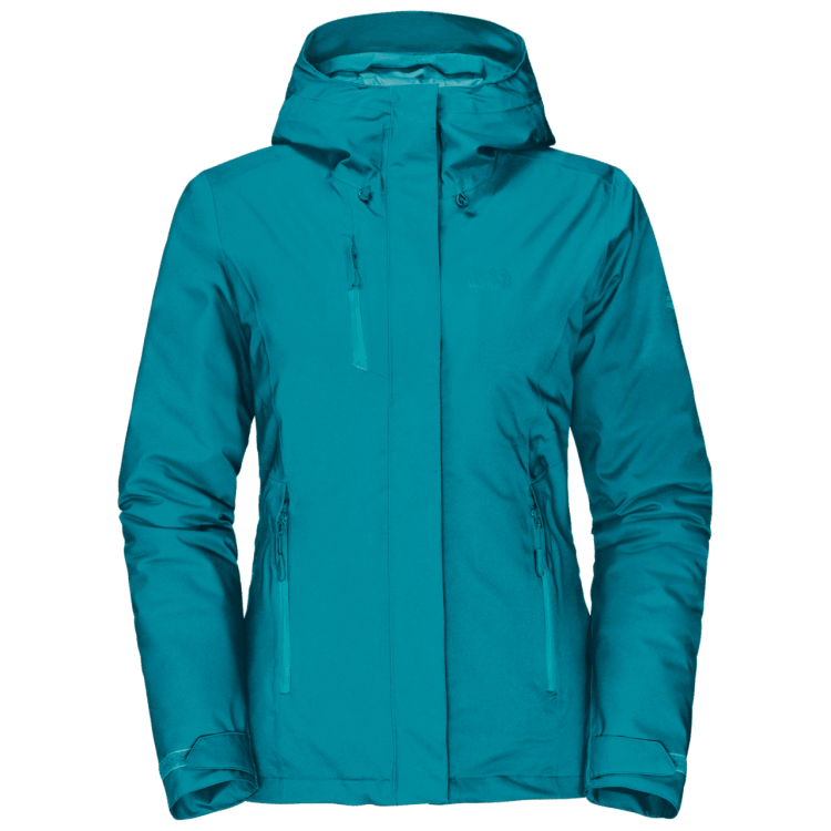 New Dark Cyan Brand Jack Wolfskin Women's Troposphere Jacket