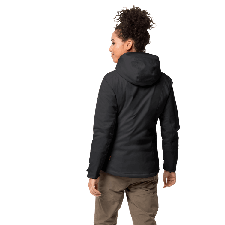 Fashion Black Women's Troposphere Jacket Brand Jack Wolfskin