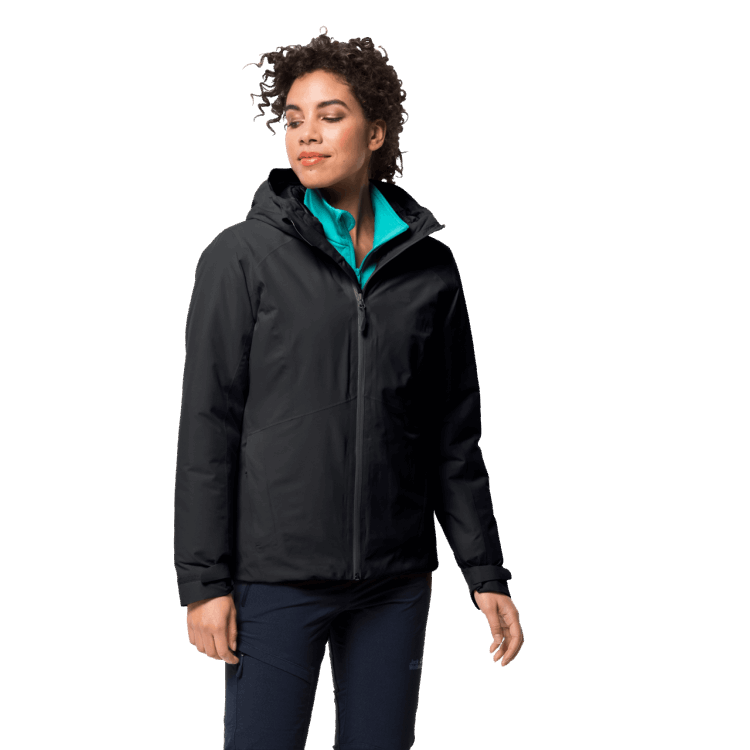 Black Brand Jack Wolfskin Collections Women's Argon Storm Jacket