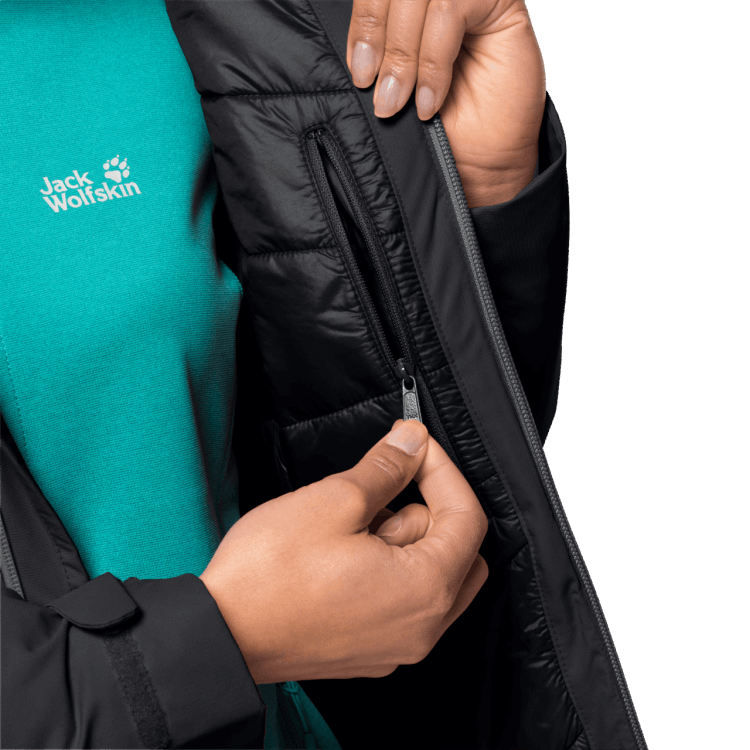 Black Brand Jack Wolfskin Collections Women's Argon Storm Jacket