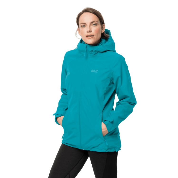 Dark Cyan Brand Women's Norrland 3In1 Brand Jack Wolfskin