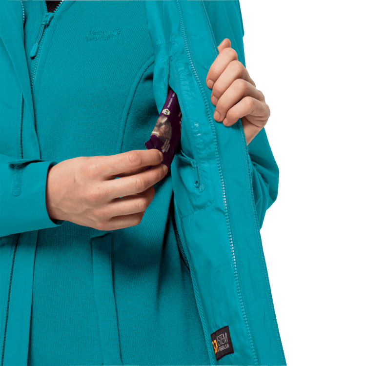 Dark Cyan Brand Women's Norrland 3In1 Brand Jack Wolfskin