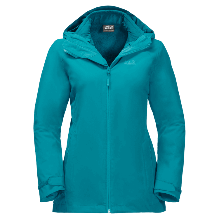 Dark Cyan Brand Women's Norrland 3In1 Brand Jack Wolfskin