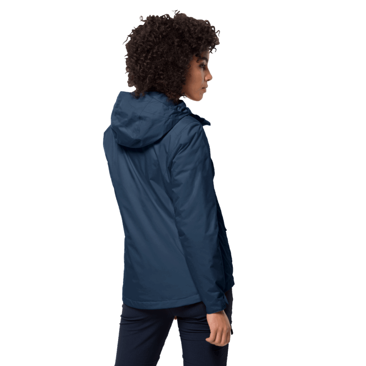 Dark Indigo Women's Frosty Morning Jacket Brand Jack Wolfskin