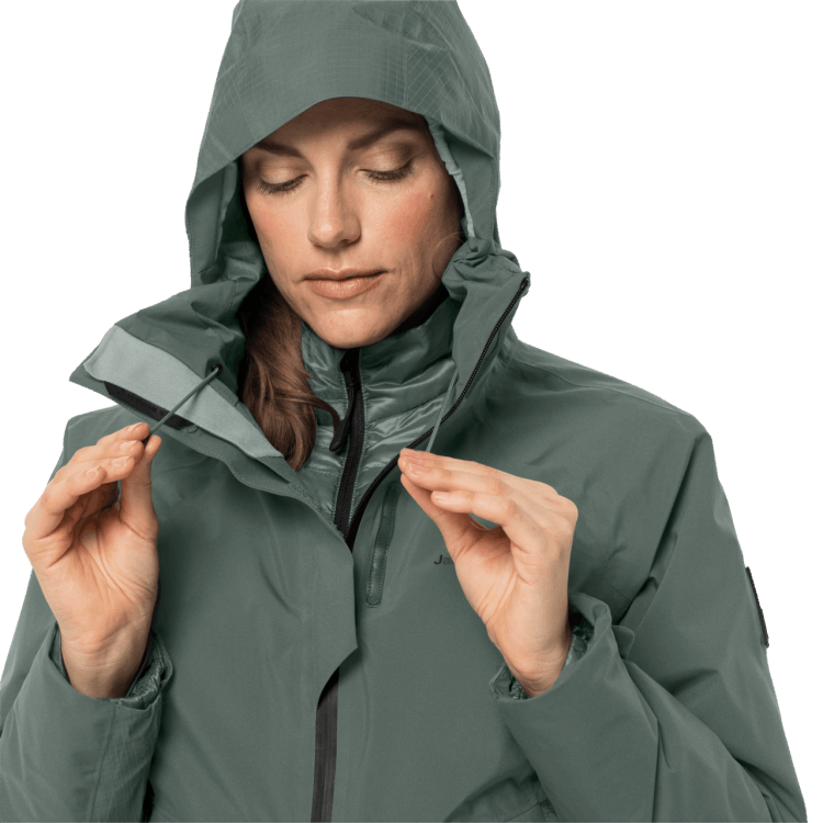 Fashion Brand Jack Wolfskin Women's Athletic 5In1 Hedge Green
