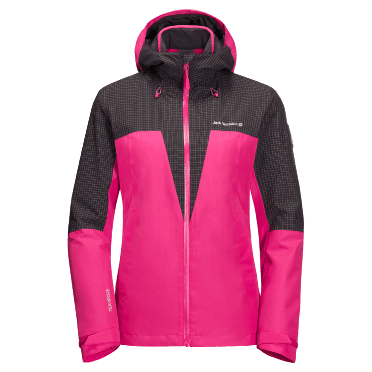 Collections Pink Anemone Women's Dna Rhapsody 3In1 Brand Jack Wolfskin