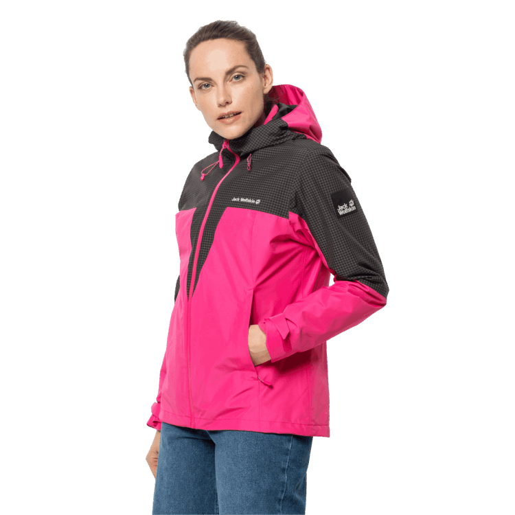 Collections Pink Anemone Women's Dna Rhapsody 3In1 Brand Jack Wolfskin