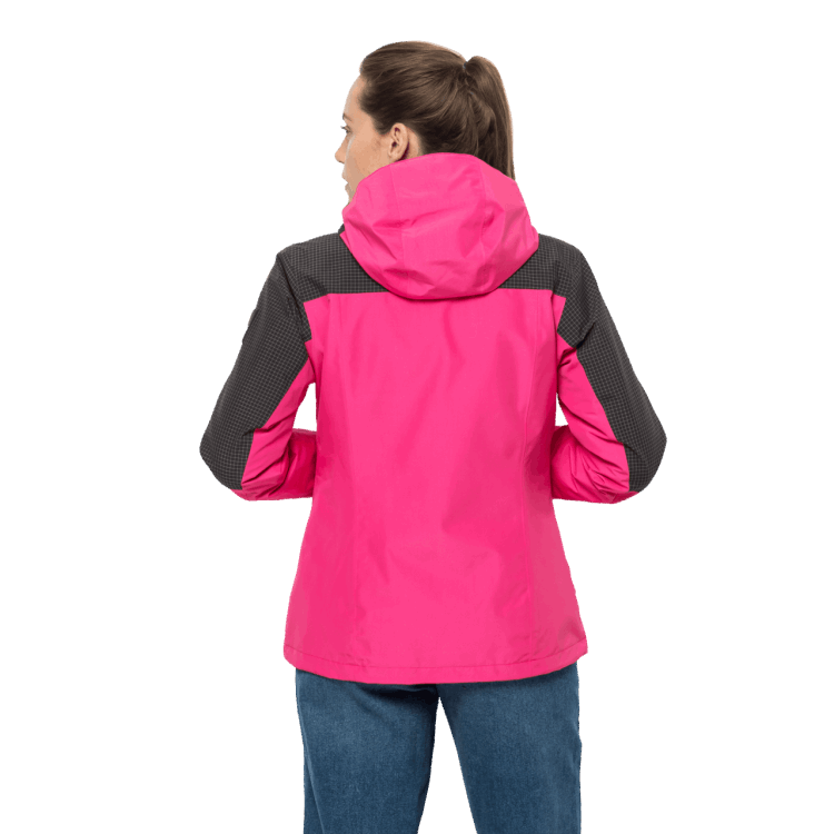 Collections Pink Anemone Women's Dna Rhapsody 3In1 Brand Jack Wolfskin