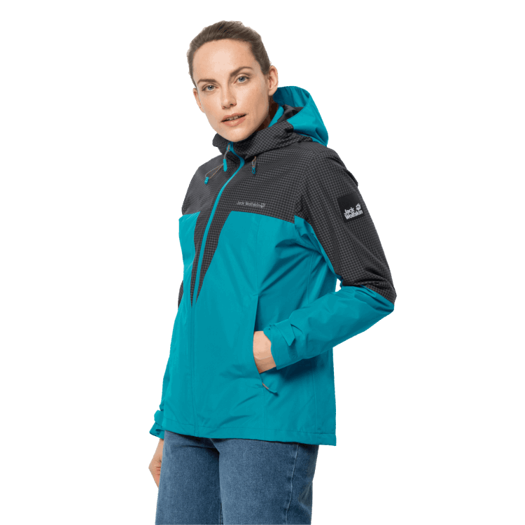 Women's Dna Rhapsody 3In1 Brand Jack Wolfskin Dark Cyan Origin