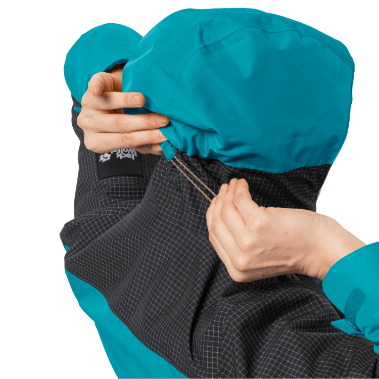Women's Dna Rhapsody 3In1 Brand Jack Wolfskin Dark Cyan Origin