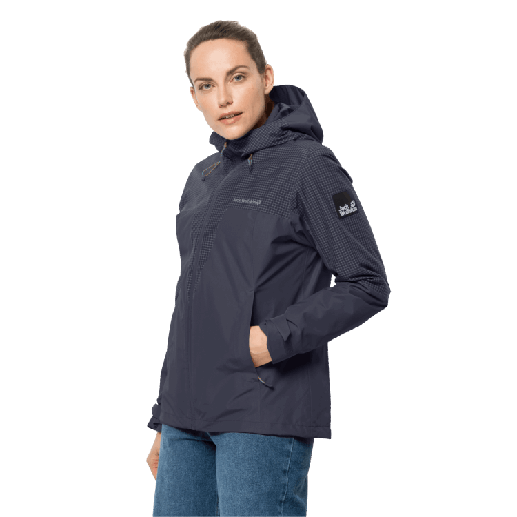 Women's Dna Rhapsody 3In1 Brand Jack Wolfskin Origins Graphite