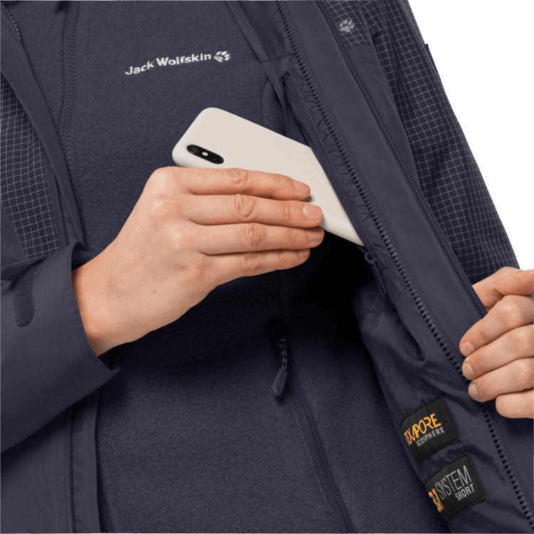Women's Dna Rhapsody 3In1 Brand Jack Wolfskin Origins Graphite