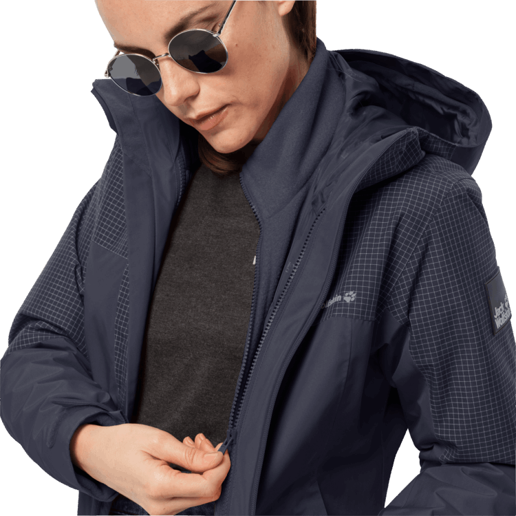 Women's Dna Rhapsody 3In1 Brand Jack Wolfskin Origins Graphite