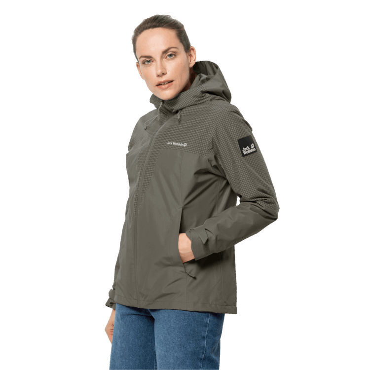 Women's Dna Rhapsody 3In1 Grape Leaf Brand Jack Wolfskin