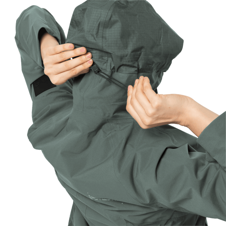 Women's Athletic Coat Original Brand Jack Wolfskin Hedge Green