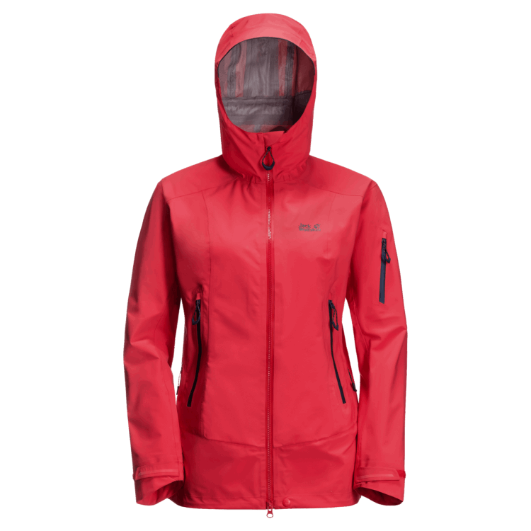 Tulip Red Brand Jack Wolfskin Origins Women's Exolight Pro Jacket