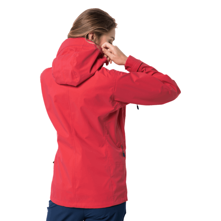 Tulip Red Brand Jack Wolfskin Origins Women's Exolight Pro Jacket