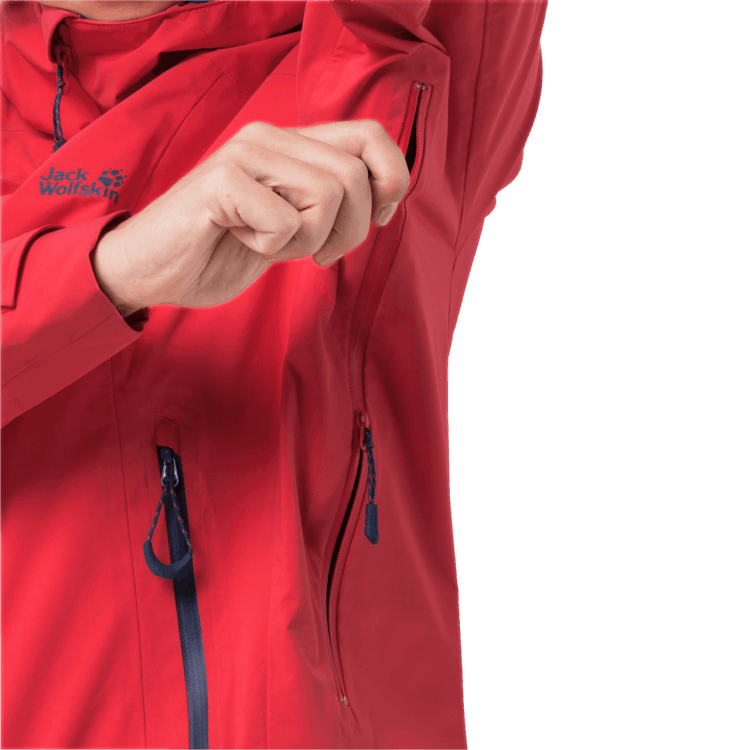 Tulip Red Brand Jack Wolfskin Origins Women's Exolight Pro Jacket
