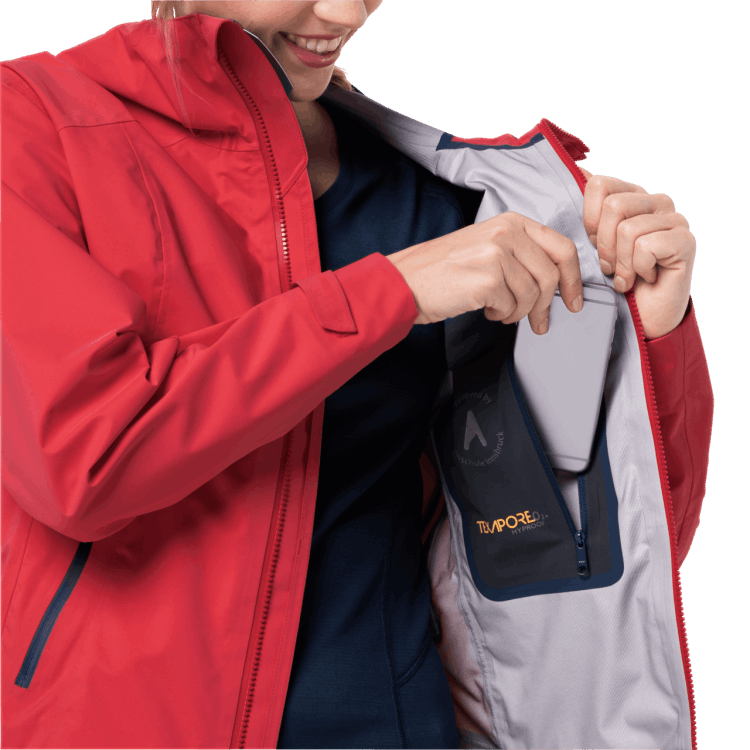 Tulip Red Brand Jack Wolfskin Origins Women's Exolight Pro Jacket