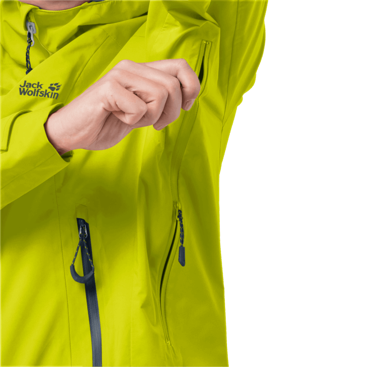 Flashing Green Brand Jack Wolfskin Women's Exolight Pro Jacket Brand