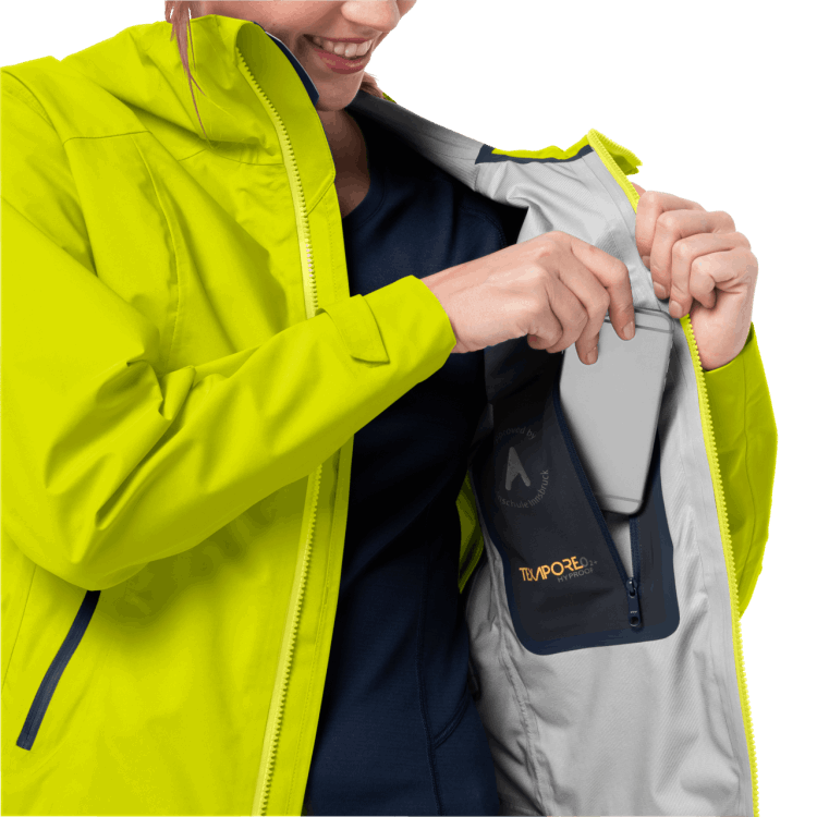 Flashing Green Brand Jack Wolfskin Women's Exolight Pro Jacket Brand