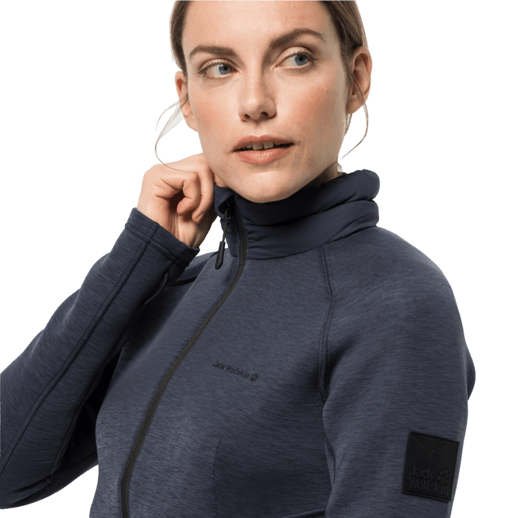 Brand Jack Wolfskin Graphite Women's Athletic Collar Midlayer Collection