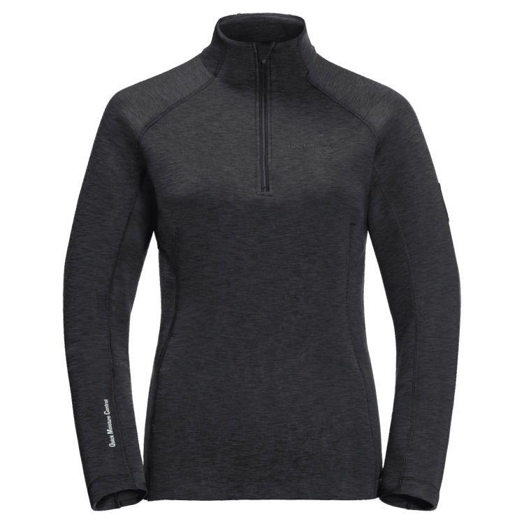 Black Brand Jack Wolfskin Women's Athletic 1/2 Zip