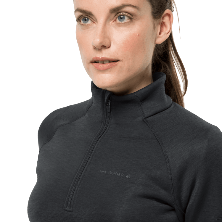 Black Brand Jack Wolfskin Women's Athletic 1/2 Zip