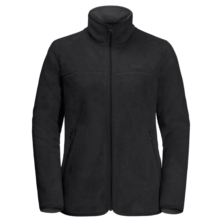 Black Women's Chilly Walk Jacket Fashion Brand Jack Wolfskin