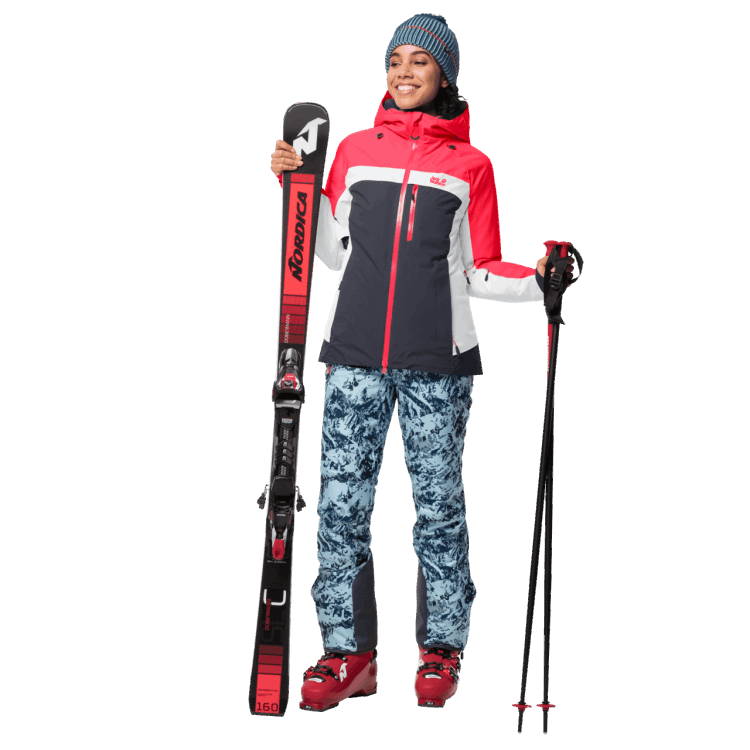 Collections Women's Great Snow Jacket Ebony Brand Jack Wolfskin