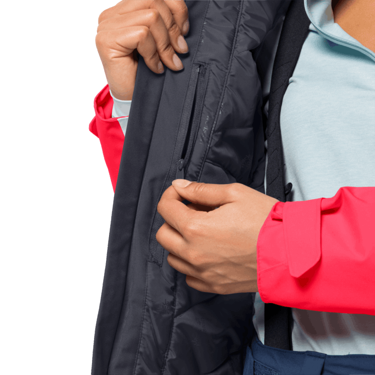Collections Women's Great Snow Jacket Ebony Brand Jack Wolfskin