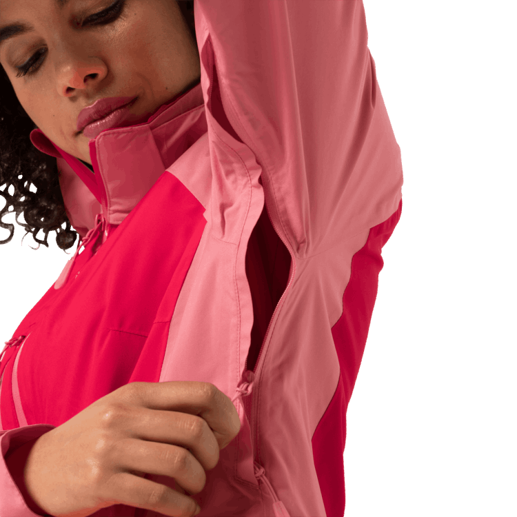 Women's Mount Emin 3In1 Brand Jack Wolfskin Clear Red Original
