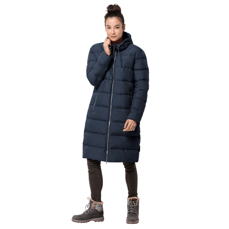 Crystal Palace Coat Midnight Blue Brand Jack Wolfskin Best
