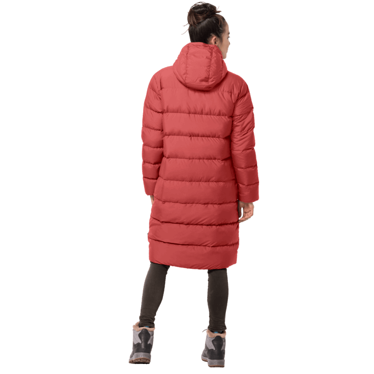 Crystal Palace Coat Coral Red New Brand Jack Wolfskin