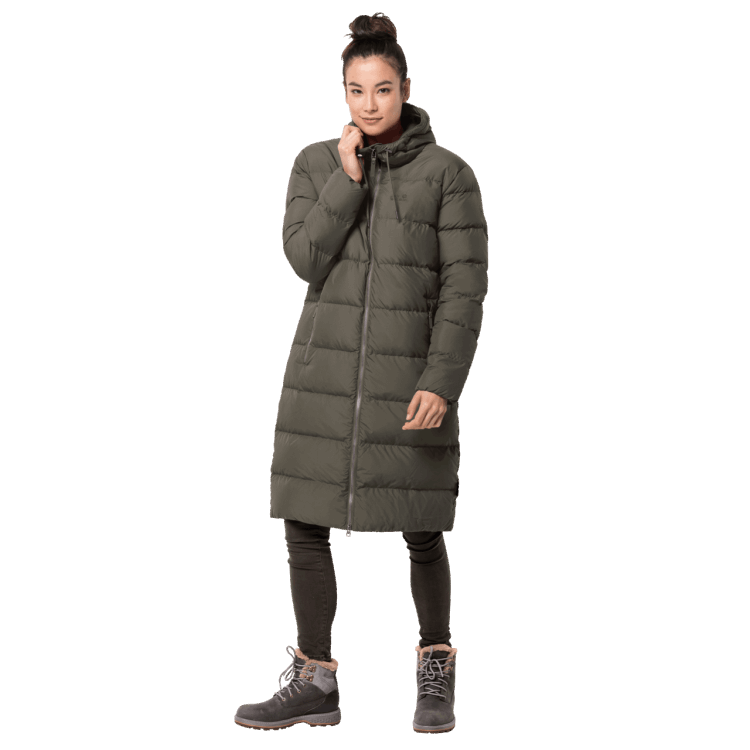 Crystal Palace Coat Fashion Brand Jack Wolfskin Grape Leaf