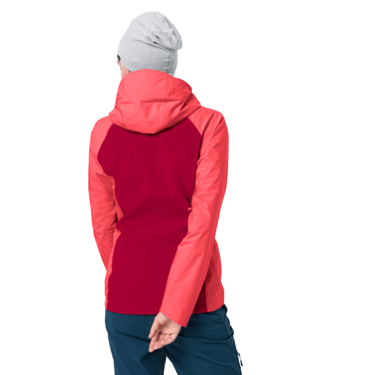 Scarlet New Brand Jack Wolfskin Women's Mount Emin Jacket