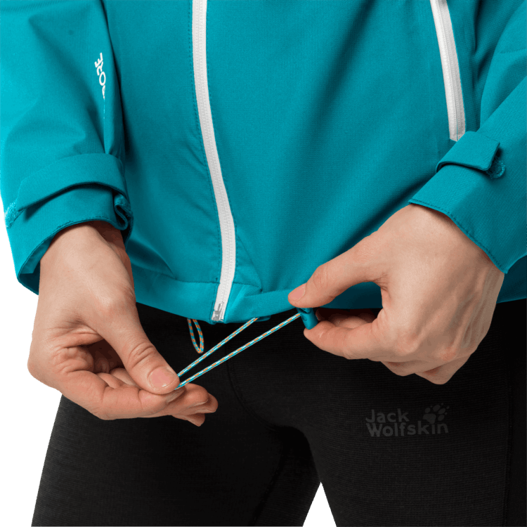 Dark Cyan Women's Eagle Peak Jacket Brand Jack Wolfskin Collection