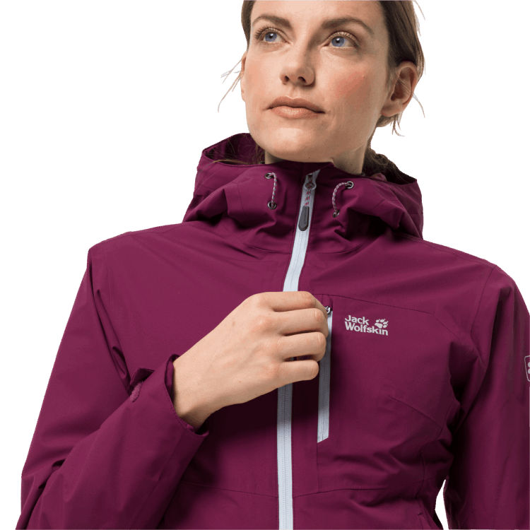 Wild Berry Women's Eagle Peak Jacket Collections Brand Jack Wolfskin