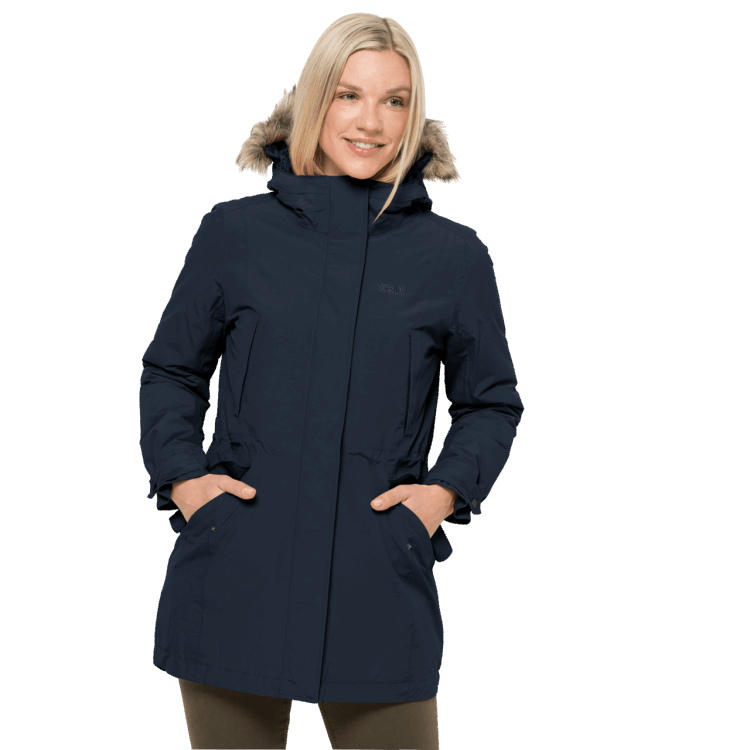 Brand Brand Jack Wolfskin Midnight Blue Women's Wildwood Parka