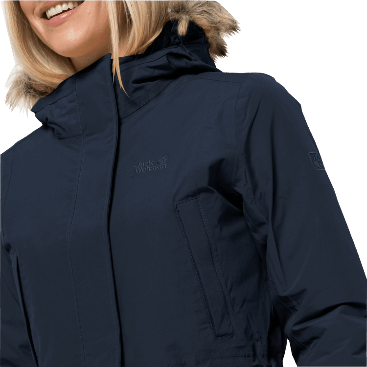 Brand Brand Jack Wolfskin Midnight Blue Women's Wildwood Parka
