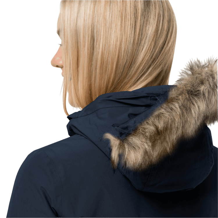 Brand Brand Jack Wolfskin Midnight Blue Women's Wildwood Parka