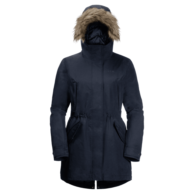 Brand Brand Jack Wolfskin Midnight Blue Women's Wildwood Parka