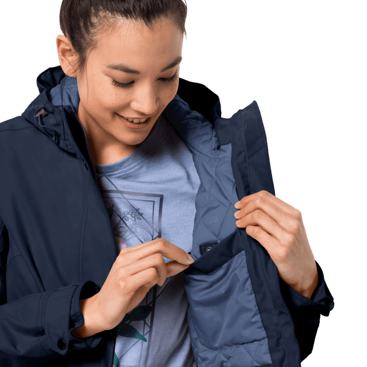 Brands Brand Jack Wolfskin Women's Lake Louise Jacket Midnight Blue