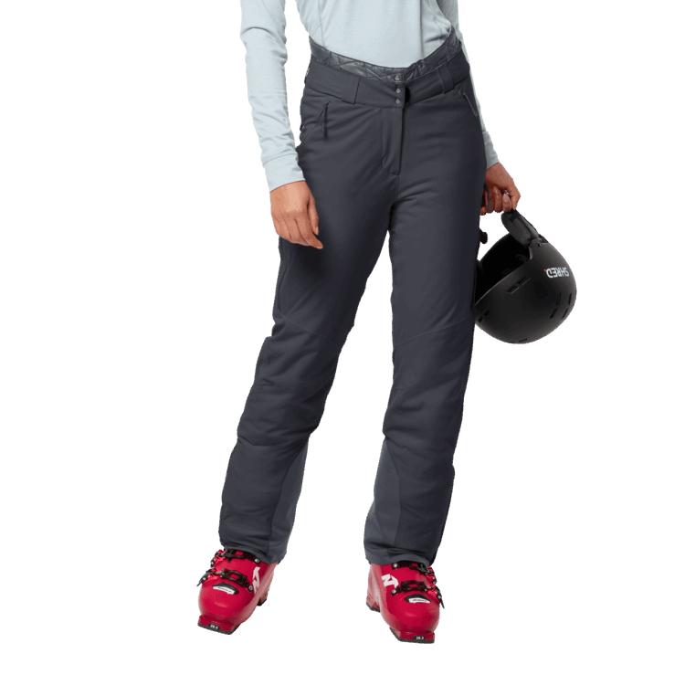Hot Ebony Women's Snow Summit Pants Brand Jack Wolfskin