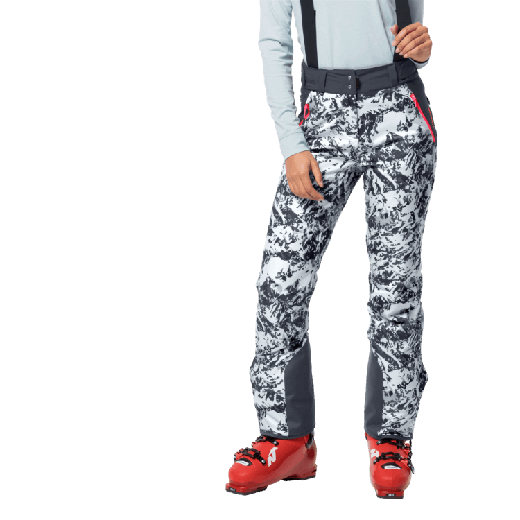 Women's Panorama Peak Pants Brand Jack Wolfskin Ebony All Over Best